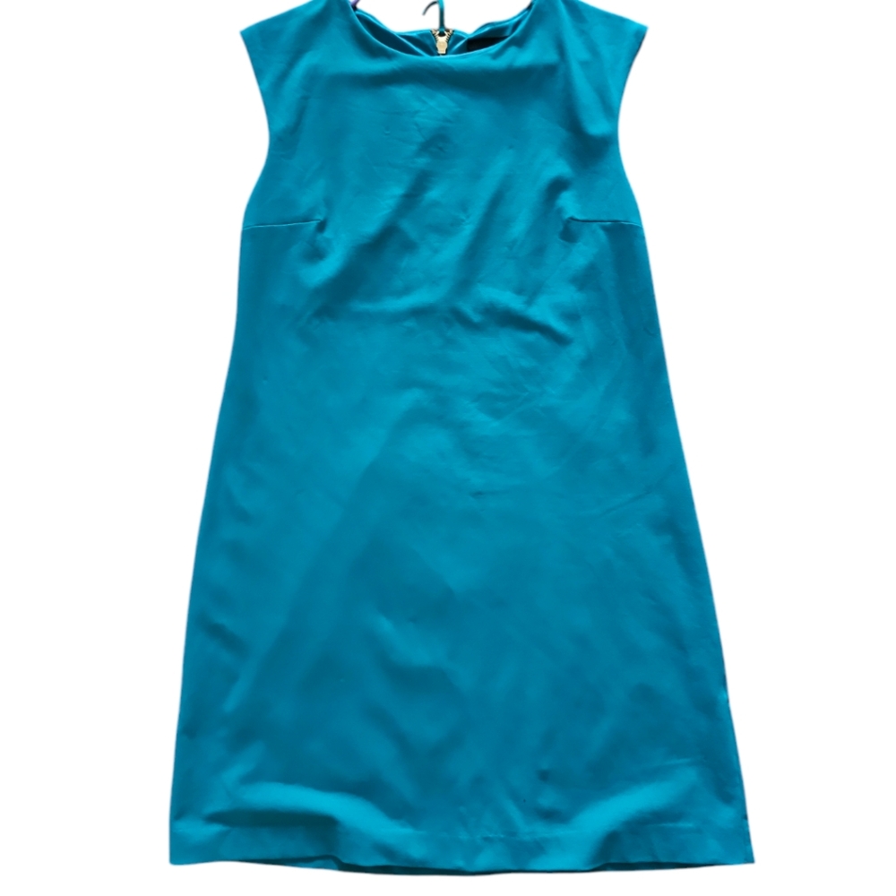 Cynthia Rowley Chic Teal Blue Sleeveless Dress Size 8
